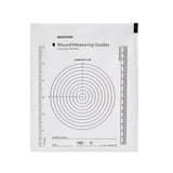 McKesson Nonsterile Plastic Wound Measuring Guide, 5 x 7 Inch