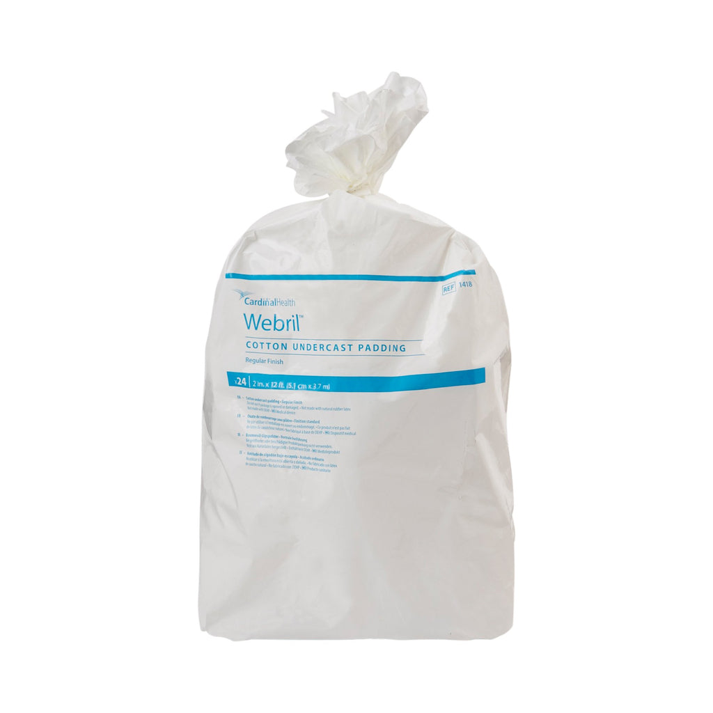 Webril Undercast Cotton Cast Padding, Non-Sterile, White, 2 Inch X 4 Y ...