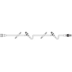 Baxter 2H8631 IV Extension Set 43 Inch Tubing 6.2 mL Priming Volume DEHP-Free