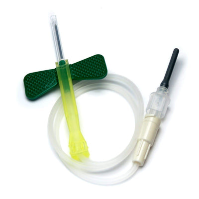 BD Vacutainer® Safety-Lok™ Blood Collection Set with Luer Adapter, 21G x ¾", 12" Tubing – Sterile, Safety Needle