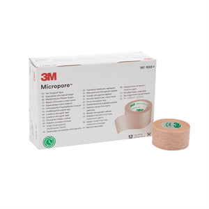 3M™ 1533-1 Micropore™ Medical Tape Easy Tear Paper 1 Inch X 10 Yard Tan Non-Sterile