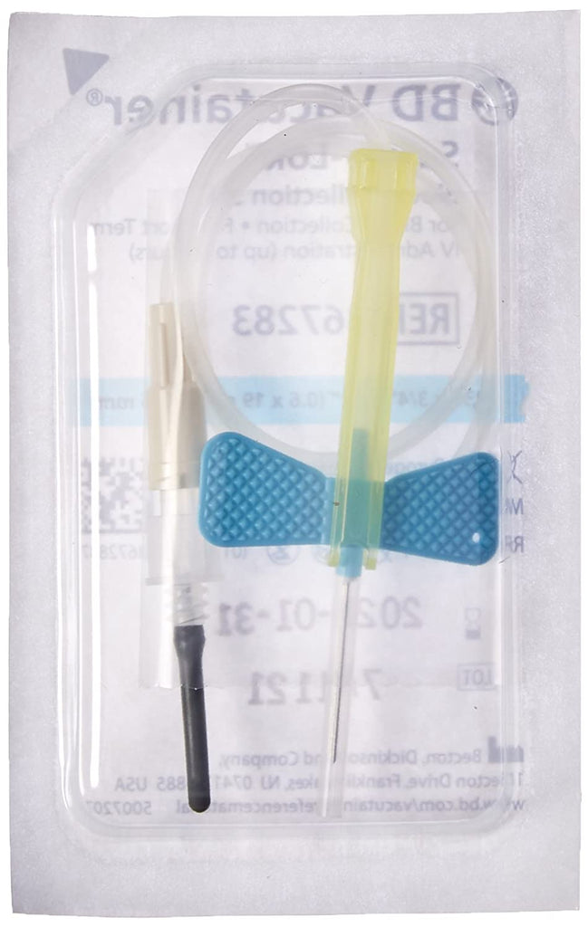 Safe Set BD Vacutainer® Safety-Lok™ Blood Collection Set with Luer Adapter, 23G ...