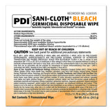 Sani-Cloth® Surface Disinfectant Cleaner Bleach Wipe, 40 Individual Packets per Box