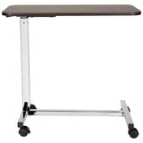 McKesson Overbed Table, Non-Tilt, Spring-Assisted Lift, 28-1/4" to 43-1/4" Height Range