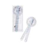 Baseline® 360° Head Plastic Goniometer, 12 Inch Arms