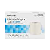 McKesson Silk-Like Cloth Medical Tape, 2 Inch x 10 Yard, White