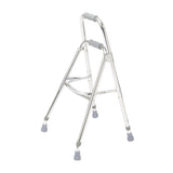 drive™ Hemi Aluminum Side Step Folding Walker, 29½ – 37 Inch Height